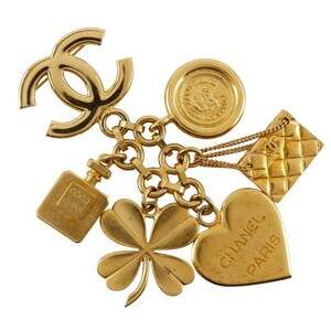 Chanel Cc Logo Brooch Metal #209863C20B
